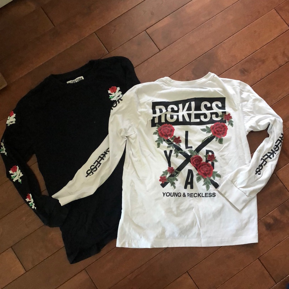 Long sleeve boys tees